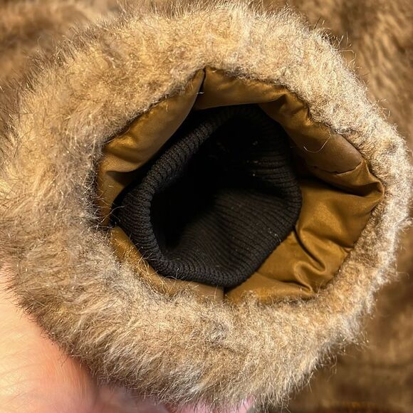 EXCELLENT CONDITION SMALL VINTAGE HANSA-BRANTA BY STEARNS FAUX FUR ANORAK PARKA - Picture 8 of 10